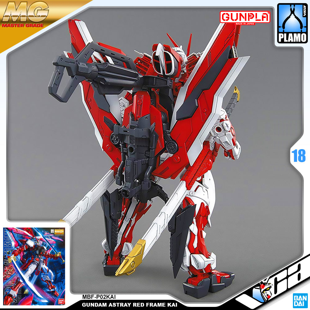 Bandai Master Grade 1/100 MG Gundam Astray Red Frame Kai Plastic Model Toy VCA Singapore