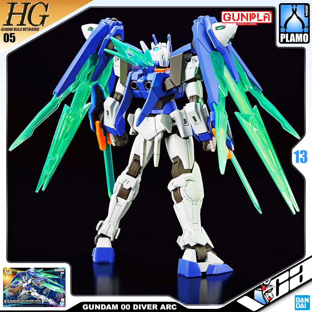 Bandai Gunpla Build Metaverse HG Gundam 00 Diver Arc Plastic Model Action Figure Toy Kit VCA Singapore