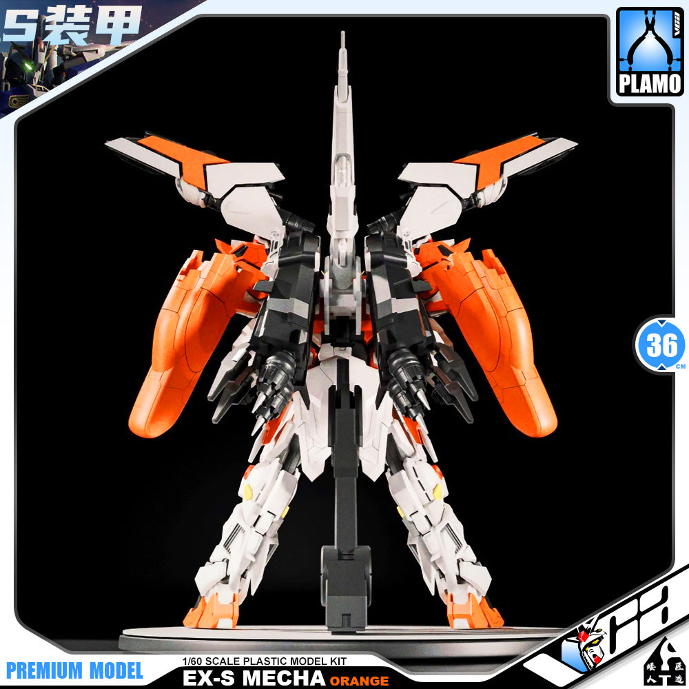 Dwarf Workshop 矮人匠造 1/60 Scale EX-S Mecha Orange Ver Gundam Metal Structure Build Perfect Grade PG Action Figure Model Kit VCA Singapore