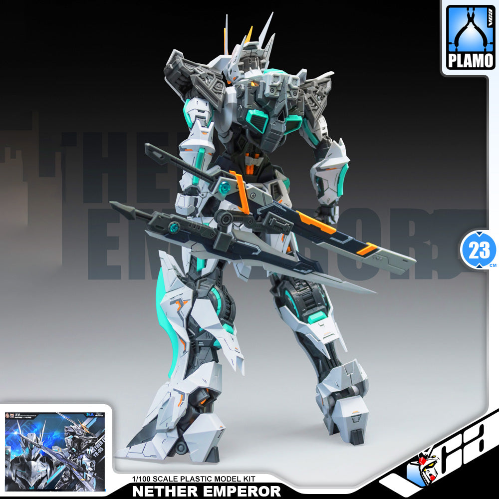 SNAA 1/100 Nether Emperor 冥皇 Master Grade MG Action Figure Mecha Plamo Kit VCA Gundam Singapore