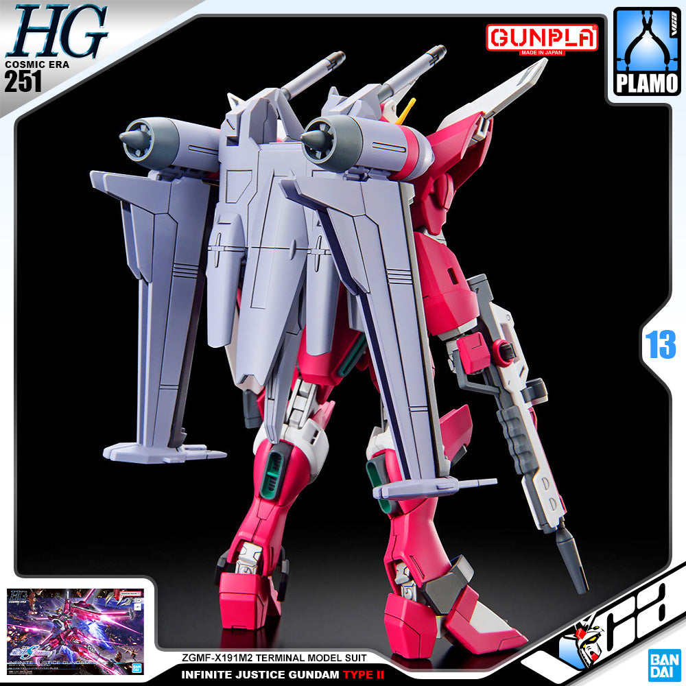 Bandai Gunpla High Grade HG Infinite Justice Gundam Type II Plastic Model Toy VCA Singapore
