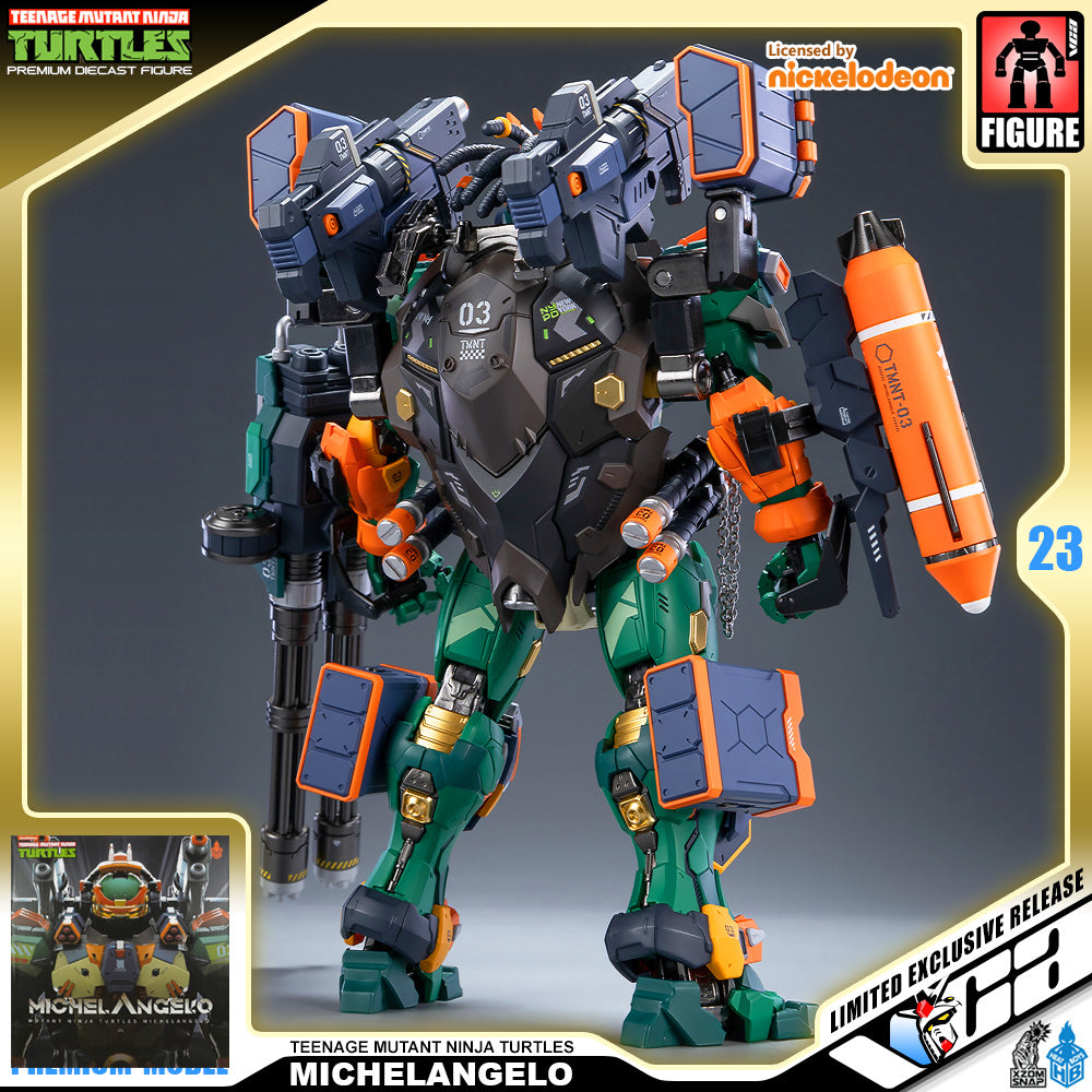 Heat Boys Snap Design Nickelodeon Teenage Mutant Ninja Turtles Michelangelo Mecha VCA Gundam Singapore