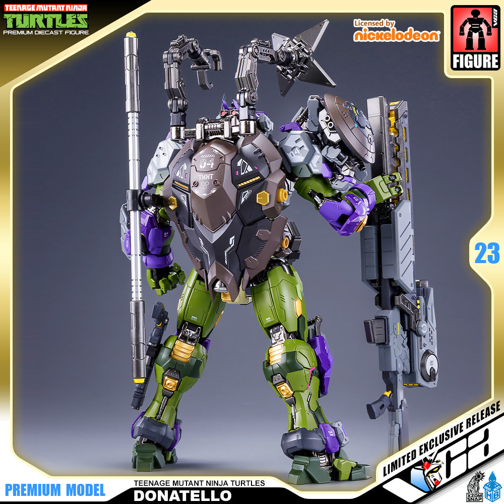 Heat Boys Nickelodeon Teenage Mutant Ninja Turtles Donatello Mecha Metal Structure Premium Action Figure VCA Gundam Singapore
