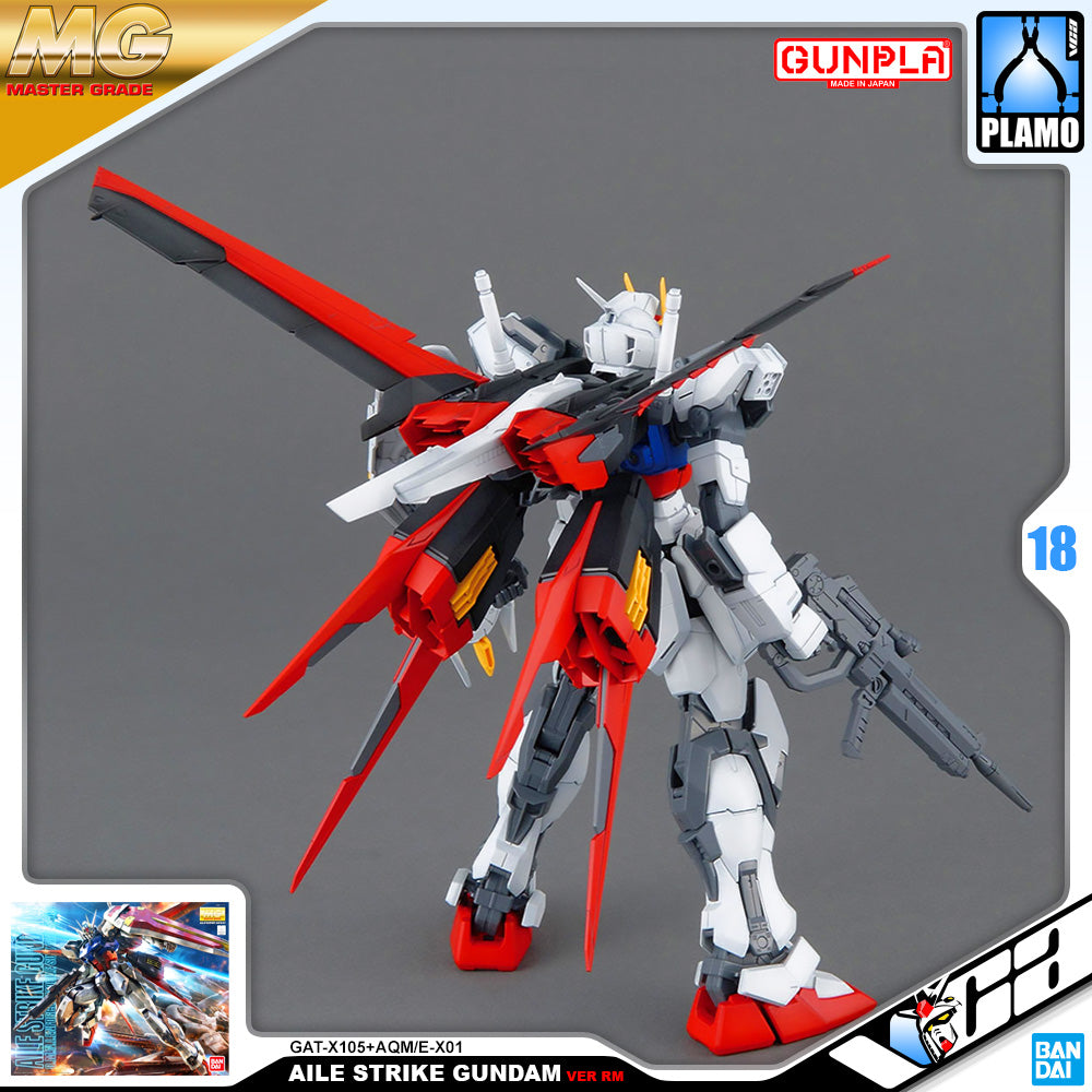 Bandai Gunpla Master Grade 1/100 MG Aile Strike Gundam Plastic Model Action Toy VCA Singapore