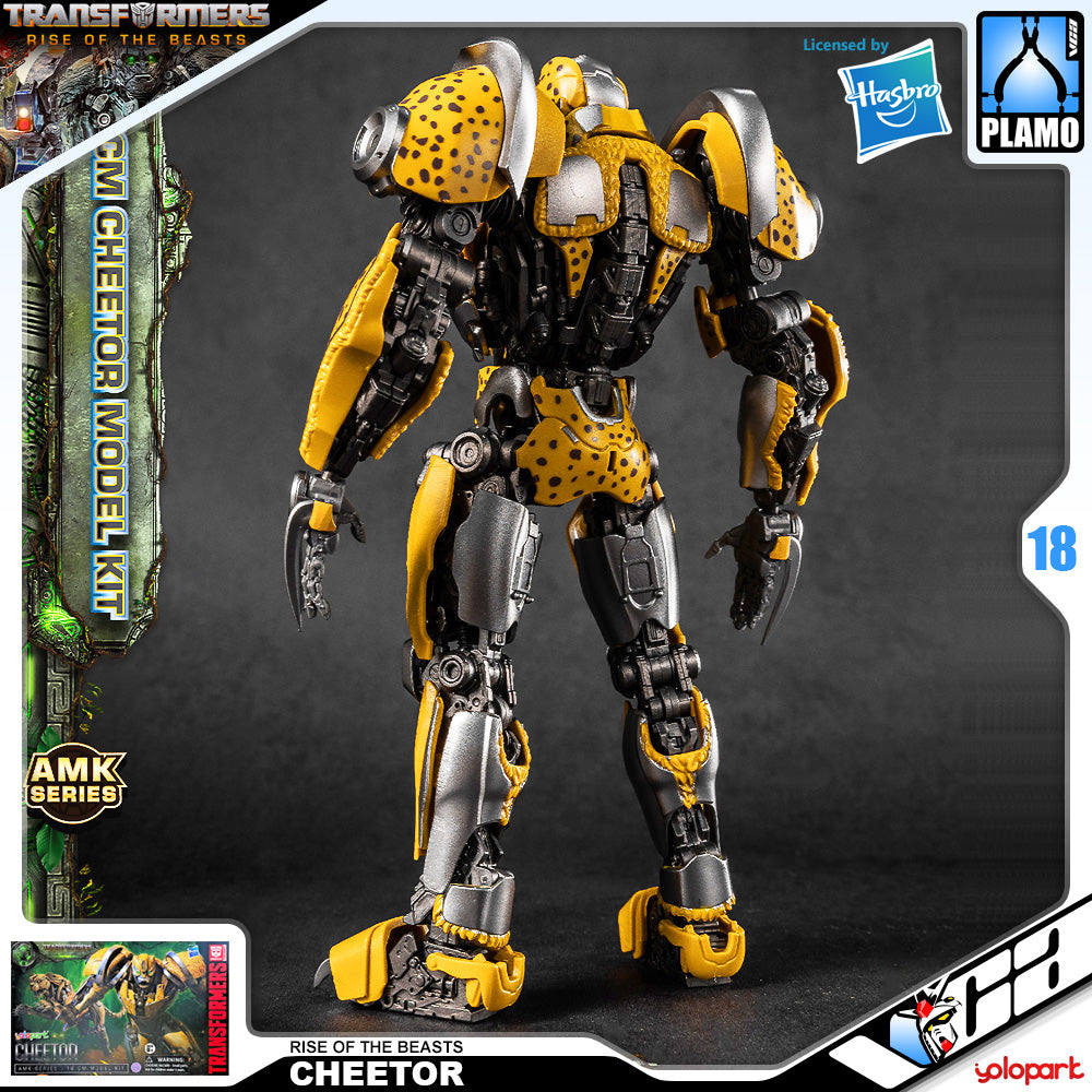 Yolopark AMK Cheetor Transformers Rise of the Beasts Plastic Assemble Action Figure Toy VCA Singapore