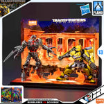 Bloks 布鲁可 Transformers Rise of the Beasts Bumblebee vs Scourge Diorama Set A Plastic Model Toy VCA Gundam Singapore