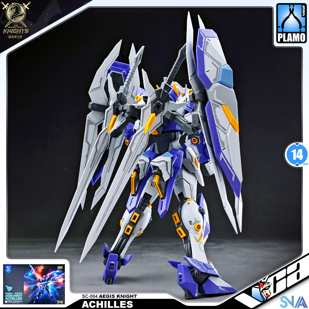 SNAA SC-004 Aegis Knight Achilles Real Grade RG Plastic Model Action Figure Toy Kit VCA Gundam Singapore