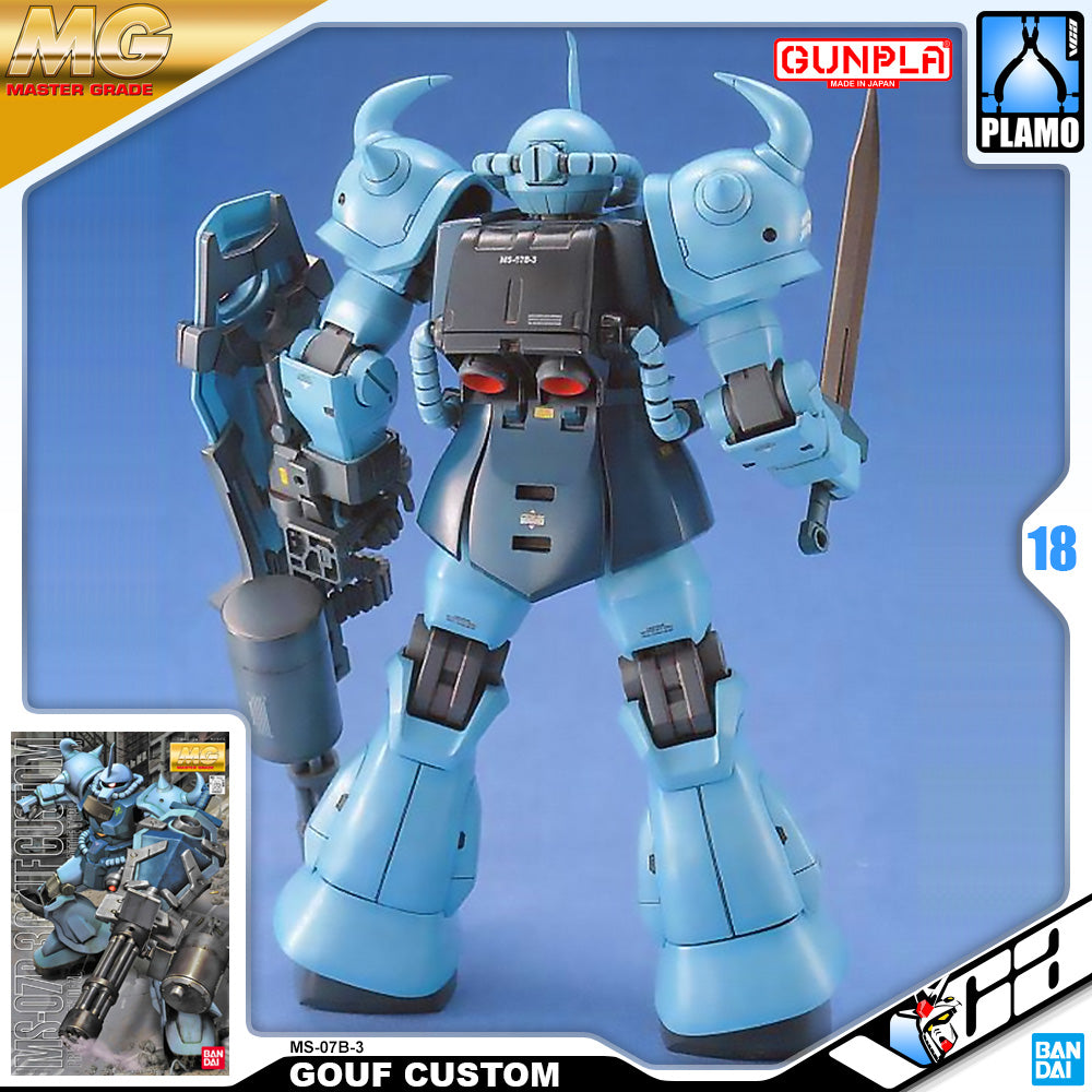 Bandai - Gunpla - 1/100 MG - MS-07B-3 Gouf Custom - Mobile Bandai - Gunpla - 1/100 MG - MS-07B-3 Gouf Custom - Mobile