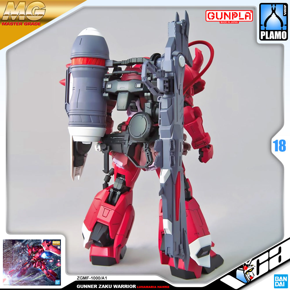 Bandai Gunpla Master Grade 1/100 MG Gunner Zaku Warrior Lunamaria Hawke Plastic Model Action Toy VCA Gundam Singapore