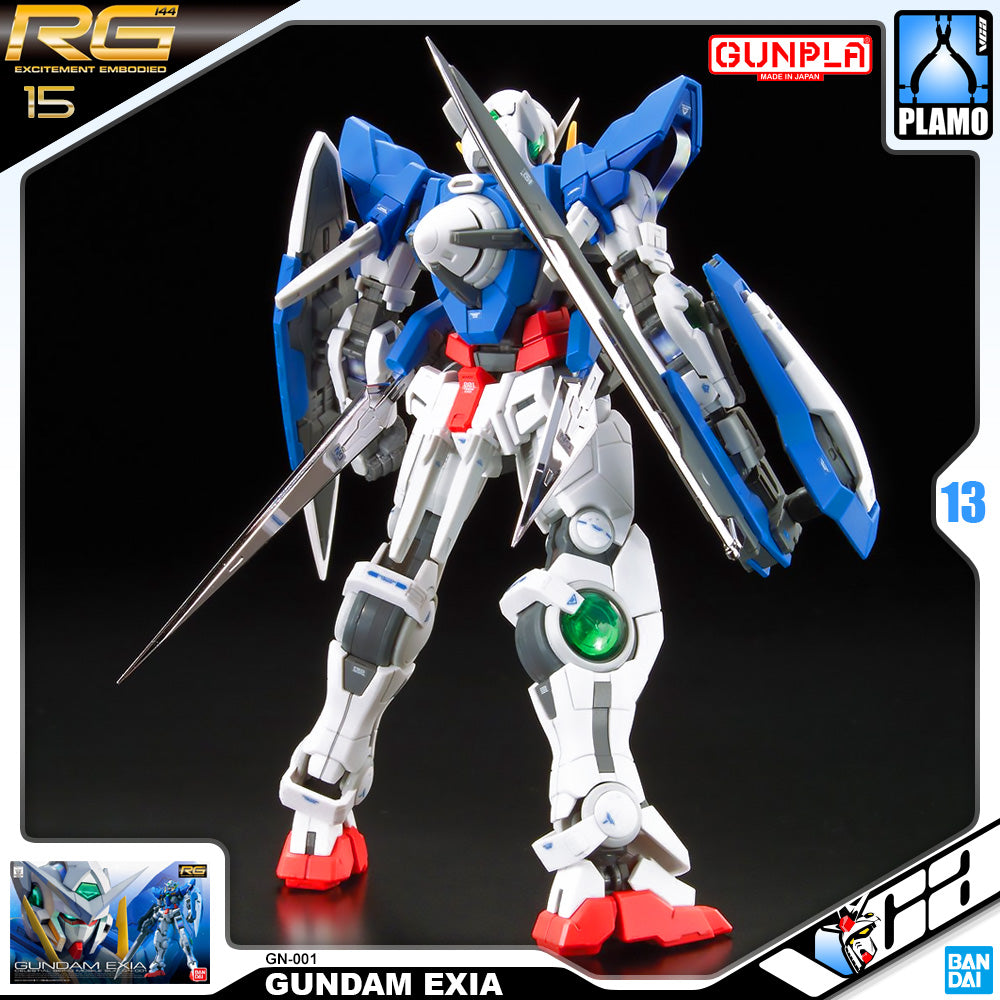 Bandai Gunpla Real Grade 1/144 RG GN-001 GUNDAM EXIA Model Toy VCA Singapore