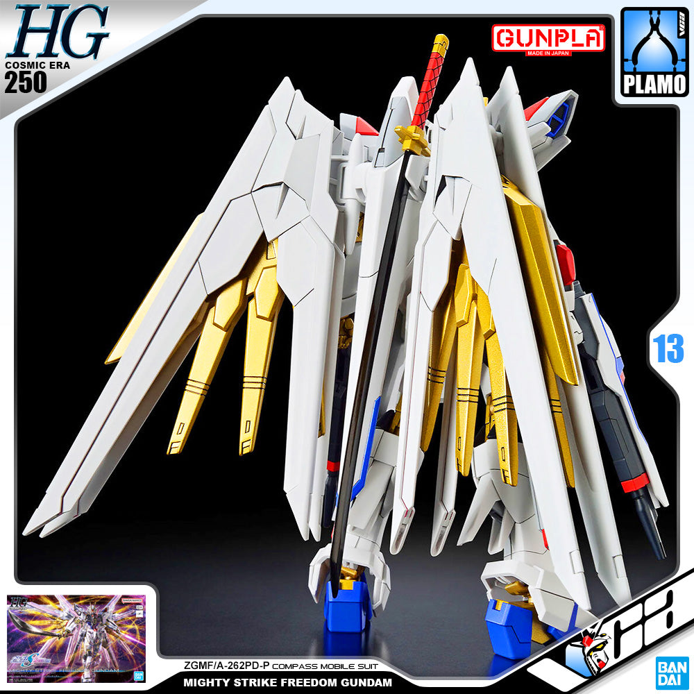 Bandai Gunpla High Grade HG Mighty Strike Freedom Gundam Plastic Model Toy VCA Singapore