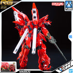 Bandai Gunpla Real Grade 1/144 RG MSN-06S Sinanju Plastic Model Toy VCA Gundam Singapore