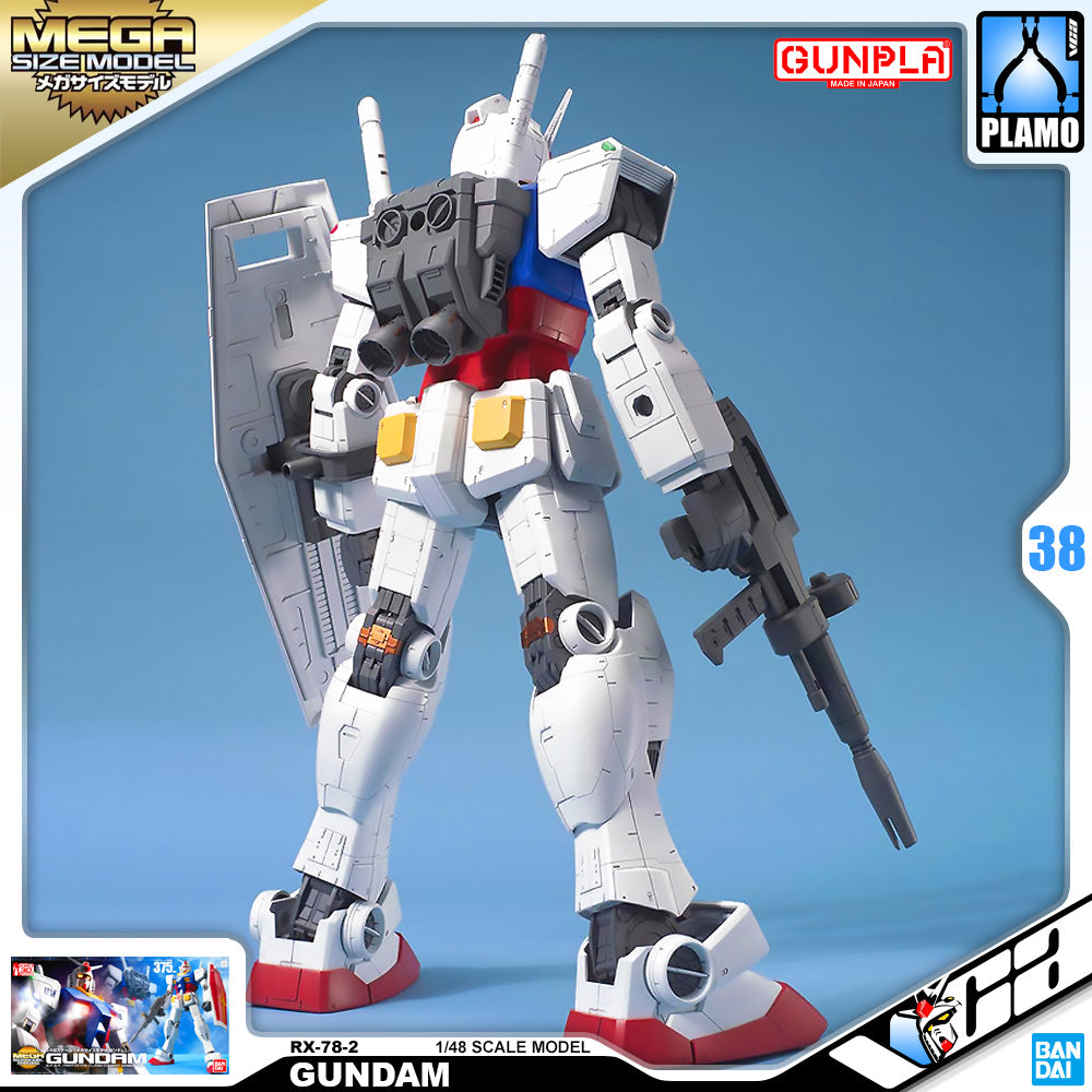Bandai Gunpla Mega Size 1/48 RX-78-2 Gundam Plastic Model Action Toy Kit VCA Singapore