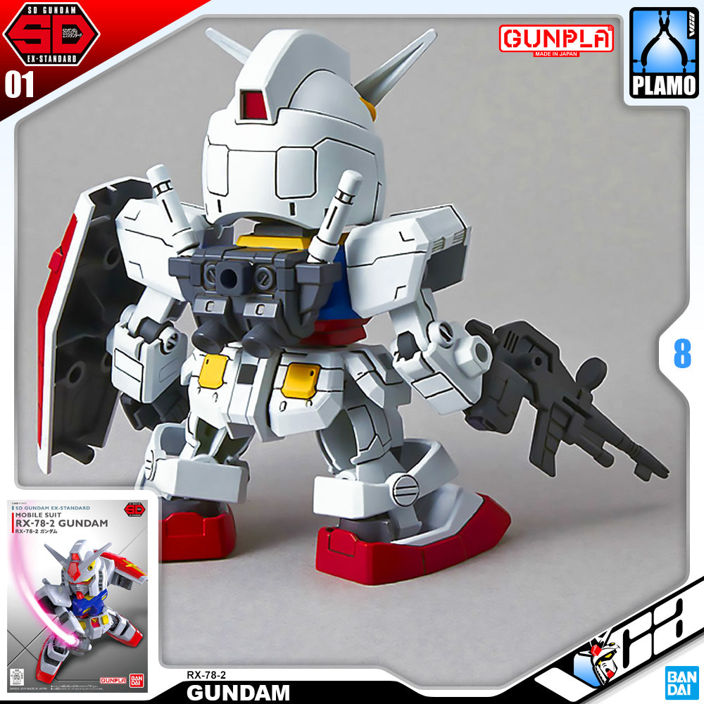 Bandai Gunpla SD Ex-Standard SDEX RX-78-2 Gundam Plastic Model Action Figure Toy Kit VCA Singapore