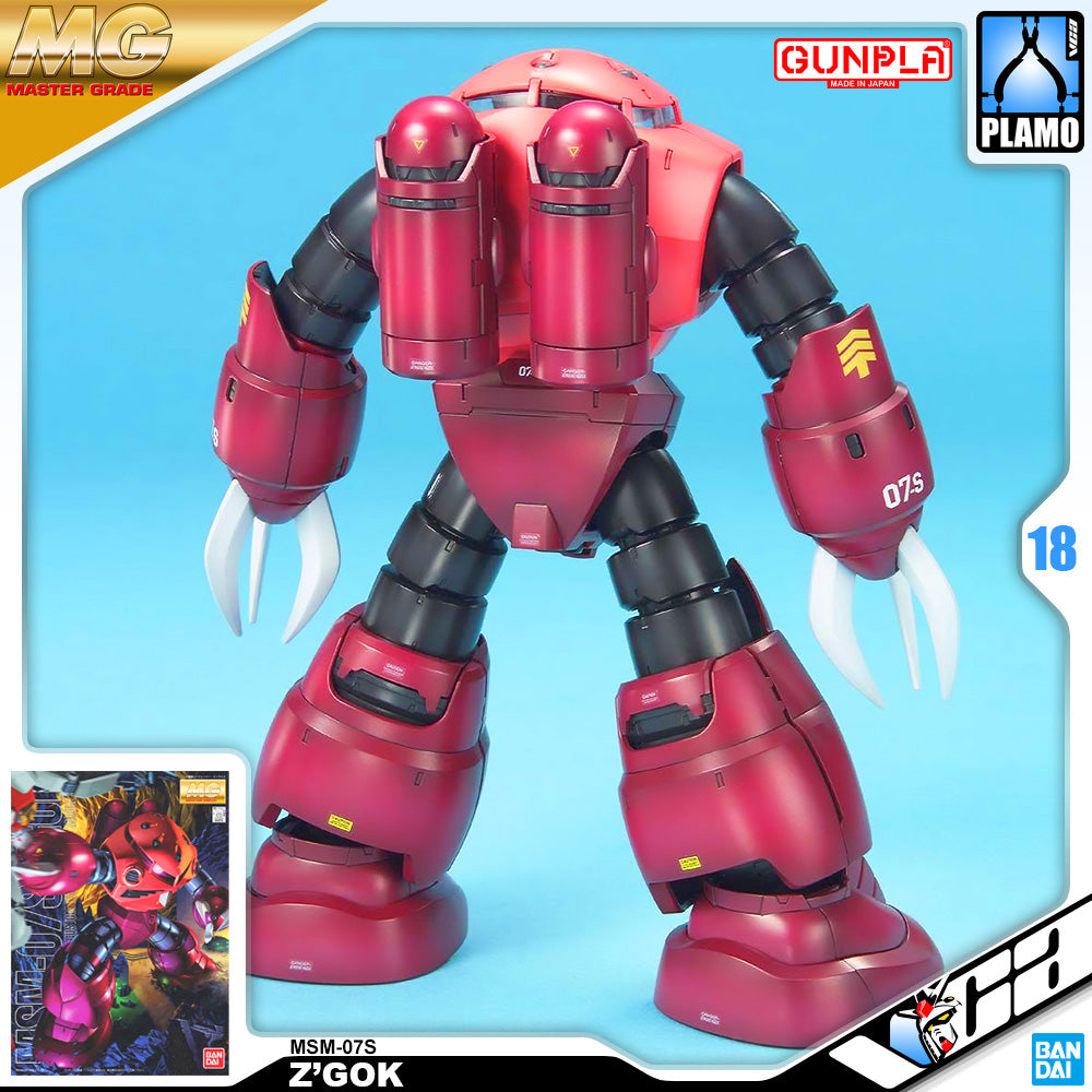 Bandai Gunpla Master Grade 1/100 MG MSM-07S Z'GOK Plastic Model Toy VCA Gundam Singapore