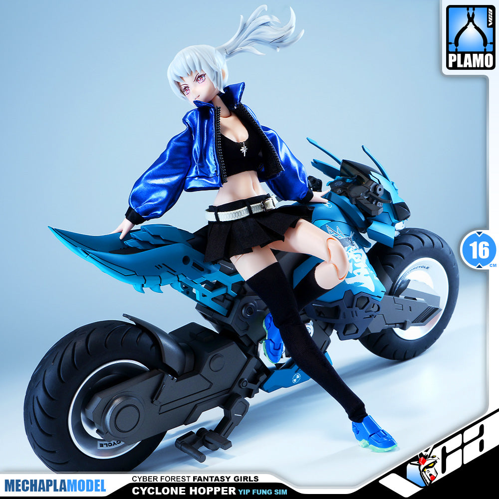 Nuke Matrix 核能矩阵 Cyclone Hopper Yip Fung Sim 飓风飞蝗 叶风婵 Mecha Armor Girl Action Figure Toy Kit VCA Gundam Singapore