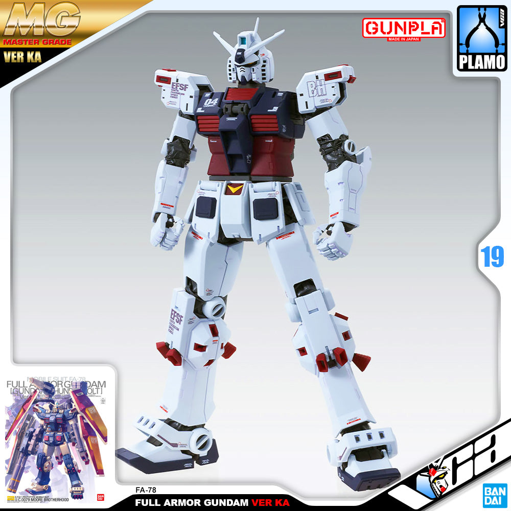 Bandai Master Grade 1/100 MG FA-78 Full Armor Gundam Ver Ka Plastic Model Toy VCA Singapore