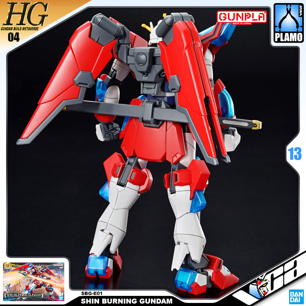Bandai Gunpla High Grade Metaverse Shin Burning Gundam Plastic Model Toy Kit VCA Singapore