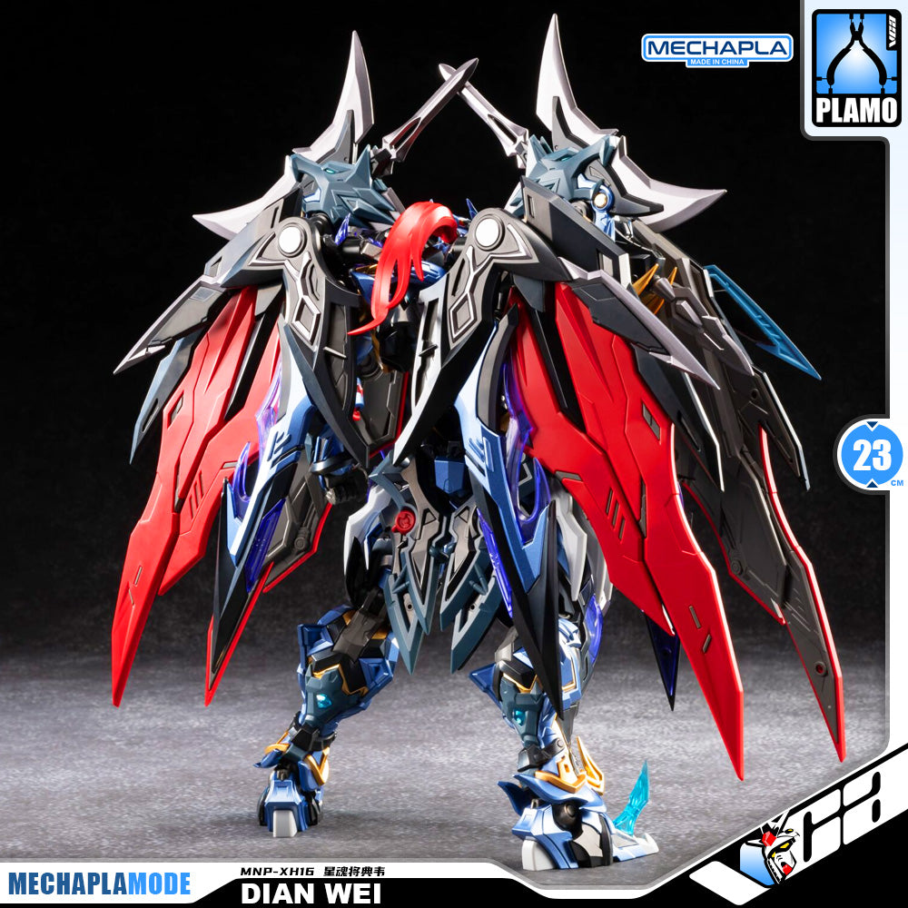 Motor Nuclear 摩动核 MNP-XH16 Dian Wei 典韦 Metal Build Structure Action Figure Model Toy Kit VCA Gundam Singapore
