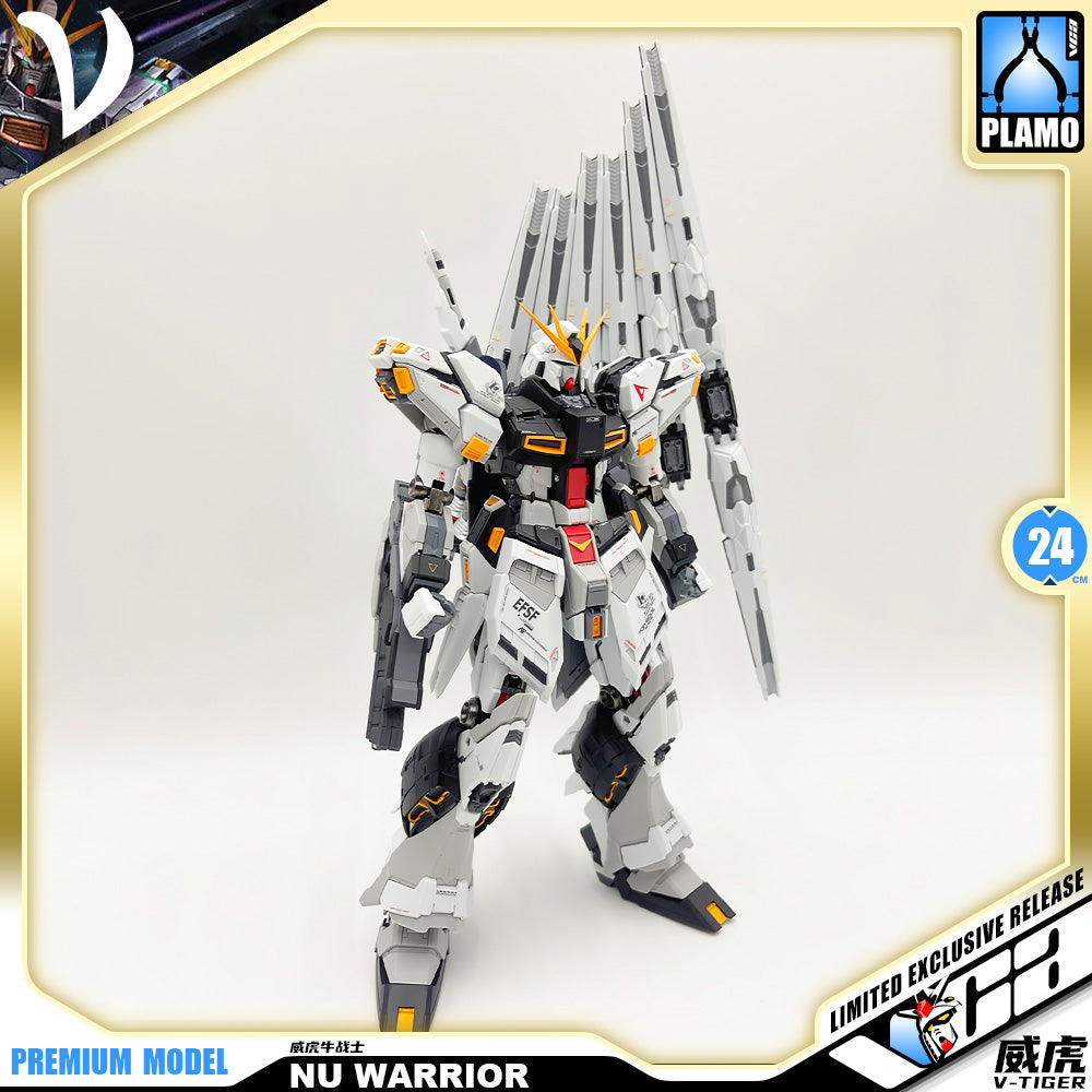 V-Tiger 威虎牛战士 RX-93 Nu Gundam Master Grade MG Metal Build Structure Model Action Figure Kit VCA Singapore