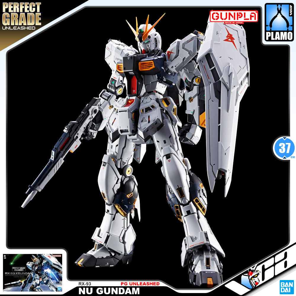 ロボット BANDAI RX-93 V GUNDAM PG UNLEASHED 1/60 Bandai Gunpla Perfect Grade Unleashed 1/60 PGU RX-93 Nu Gundam