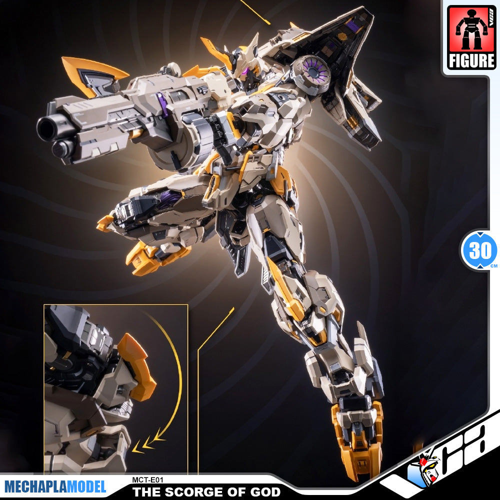 Moshowtoys 模寿 MCT-E01 The Scourge of God 至臻级·上帝之鞭 Premium Metal Build Structure Large Scale Action Figure Model Toy VCA Gundam Singapore