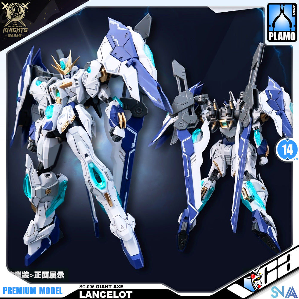 SNAA Giant Axe-Lancelot 巨鸣斧-兰斯洛特 Real Grade RG Plastic Model Action Figure Toy Kit VCA Gundam Singapore