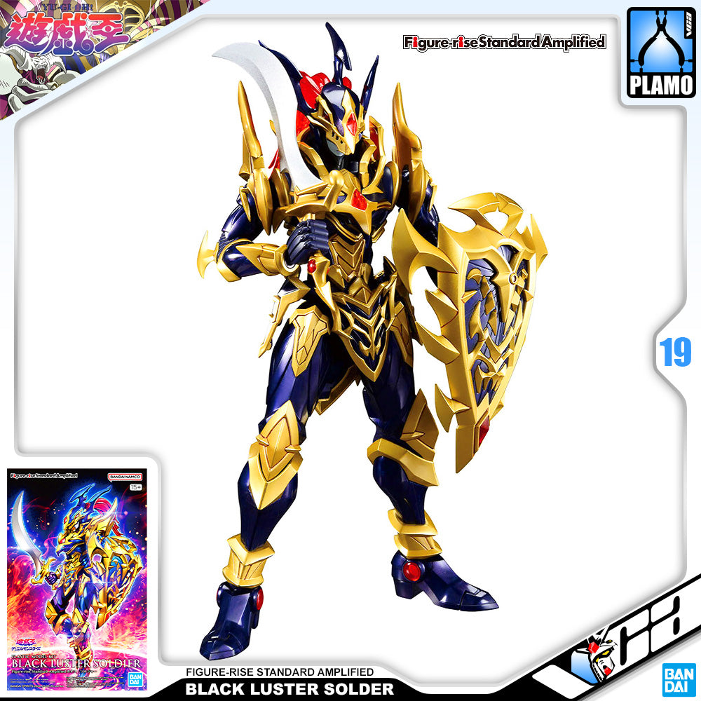 Bandai Figure-rise Standard Amplified Black Luster Soldier Yu-Gi-Oh! Plastic Model Action Figure Toy Kit VCA Gundam Singapore