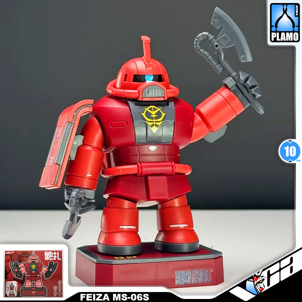 FATBOY MODEL CHONKER FAT CUTE MS-06S Char Zaku II MAGNETIC ACTION FIGURE MODEL TOY VCA GUNDAM SINGAPORE