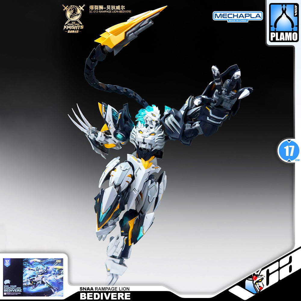 SNAA SC-012 Rampage Lion-Bedivere The Round Table Knight Action Figure Model Toy Kit VCA Gundam Singapore