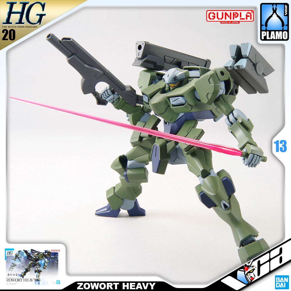 Bandai Gunpla High Grade The Witch from Mercury HG 1/144 ZOWORT HEAVY Plastic Model Toy VCA Gundam Singapore