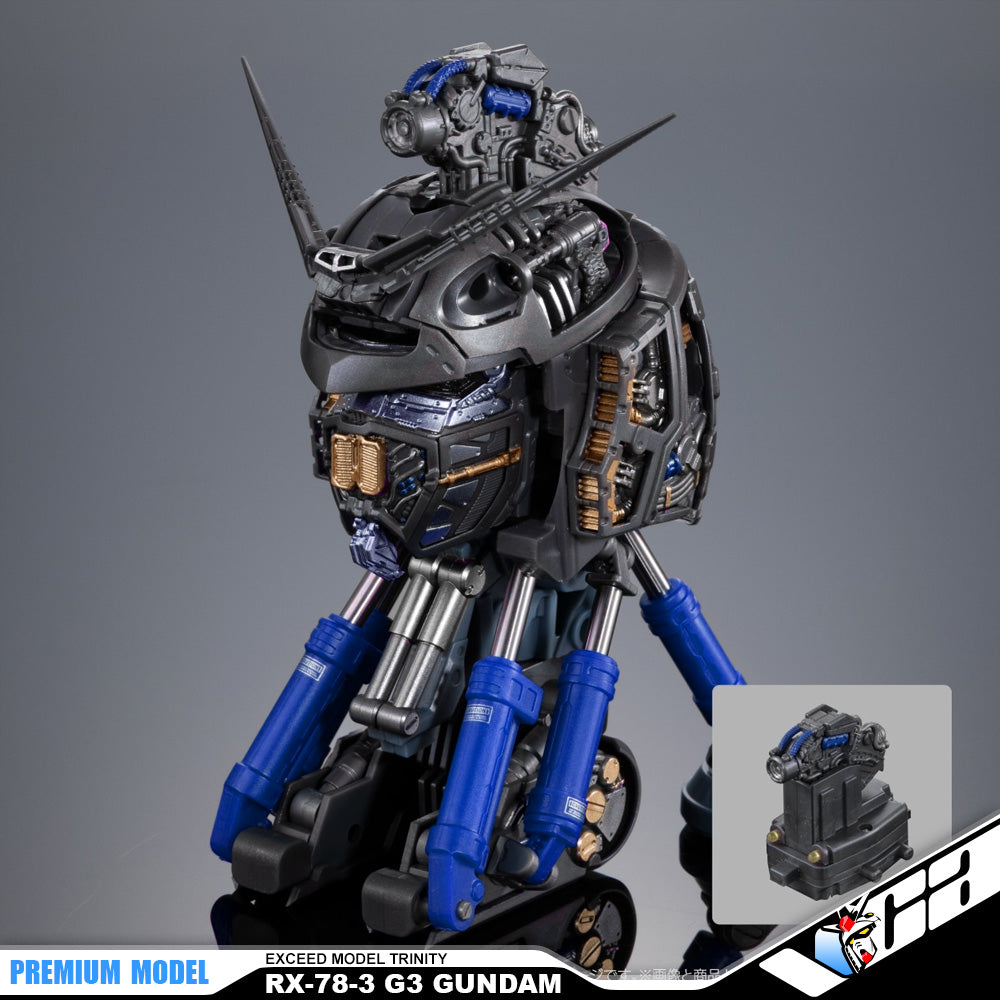 Bandai Capsule Toy Exceed Model Trinity RX-78-3 G3 Gundam Full 3 Pieces Set VCA Gundam Singapore