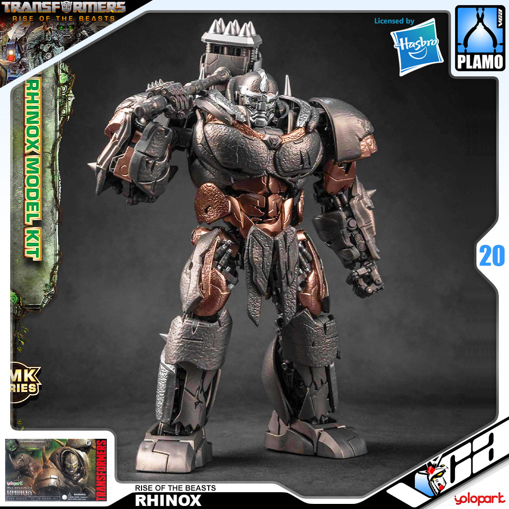 Yolopark AMK Rhinox Transformers Rise of the Beasts Plastic Assemble Action Figure Toy VCA Singapore