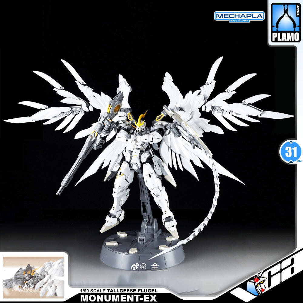 Strange Works 奇怪工作室 Monument-EX 丰碑F型 Tallgeese Flugel Perfect Grade 1/60 Action Figure Mechapla Model Toy Kit VCA Gundam Singapore