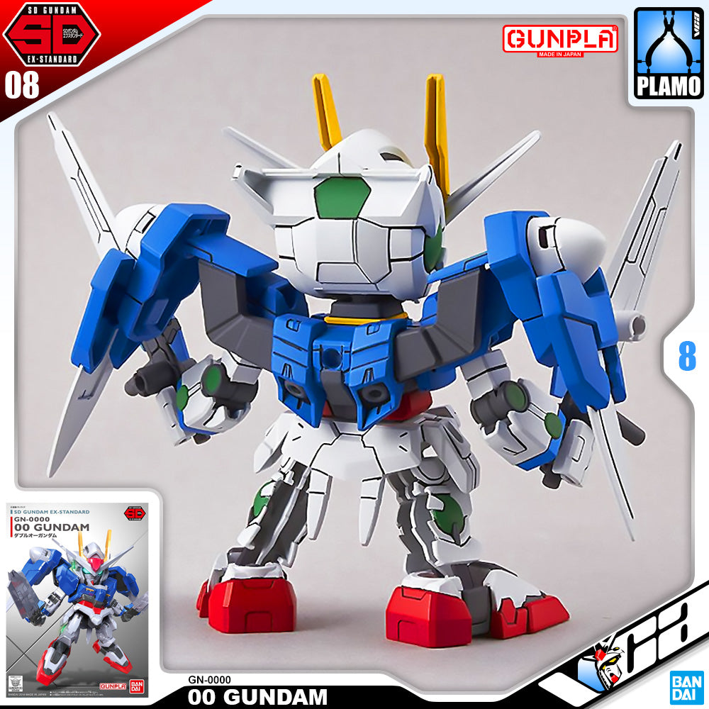 Bandai Gunpla SD Ex Standard SDEX 00 Gundam Plastic Model Action Kit Toy VCA Singapore