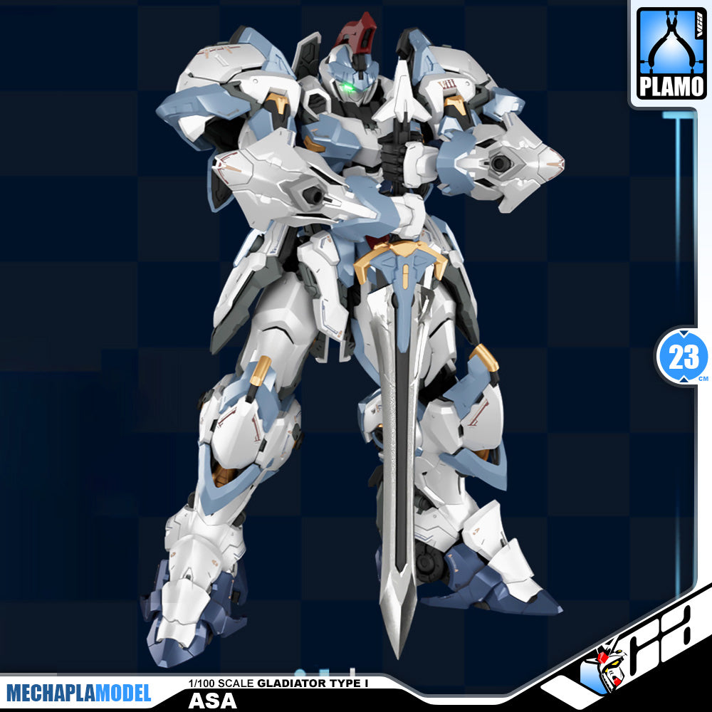 驭意堂 Gladiator Type I 1/100 Asa 斗士 光冕 Master Grade MG Metal Build Structure Action Figure Toy Kit VCA Gundam Singapore