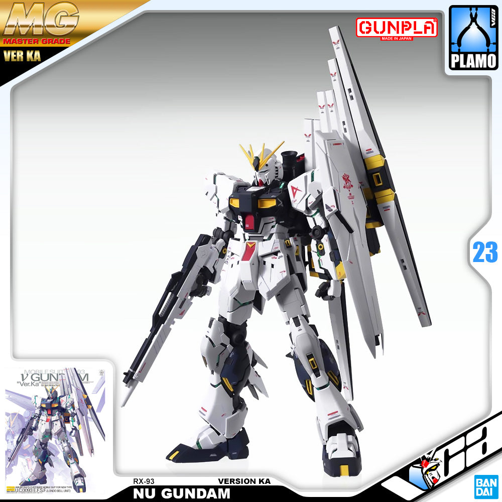 Bandai Gunpla Master Grade 1/100 MG Nu Gundam Ver Ka Plastic Model Action Toy VCA Singapore