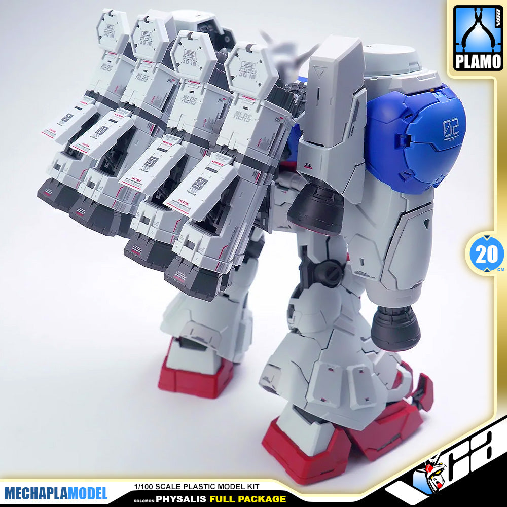 Solomon 所罗门模玩 RX-78GP02A Gundam Physalis MLRS Mechanical Clear Full Package Master Grade MG Action Figure Model Toy Kit VCA Singapore