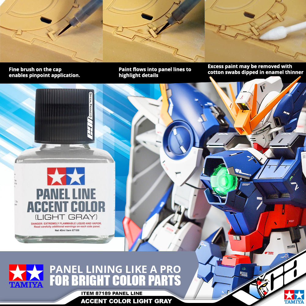 Tamiya 87189 Panel Line Accent Color Light Gray – VCA Gundam Singapore