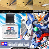 Tamiya 87189 Panel Line Accent Color Light Gray Plastic Model Kit VCA Gundam Singapore