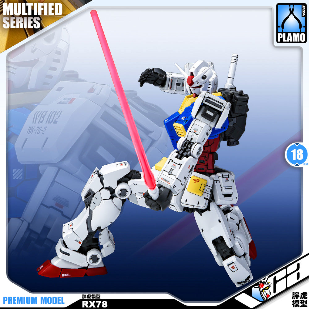 Fat Cat 1/100 AZU RX-78-2 Gundam Real Grade RG Plastic Model Action Toy Kit VCA Singapore