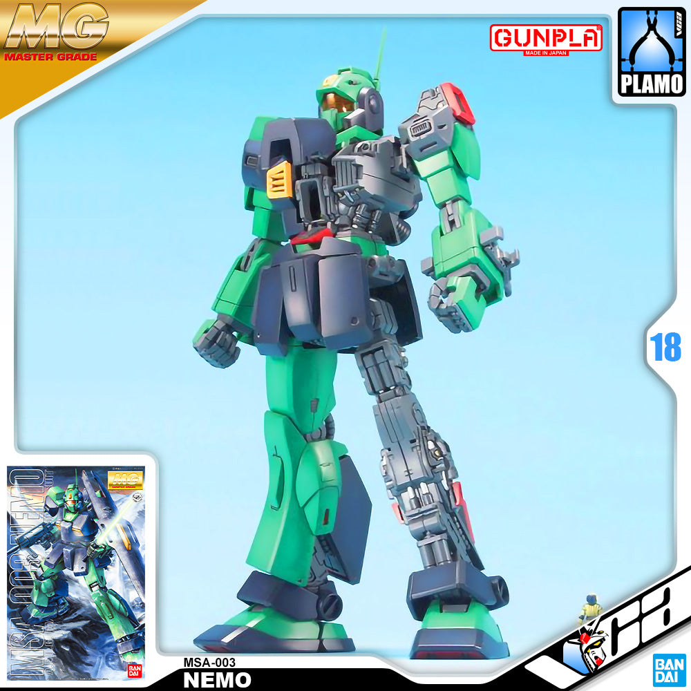 Bandai Gunpla Master Grade 1/100 MG MSA-003 NEMO Plastic Model Toy VCA Gundam Singapore