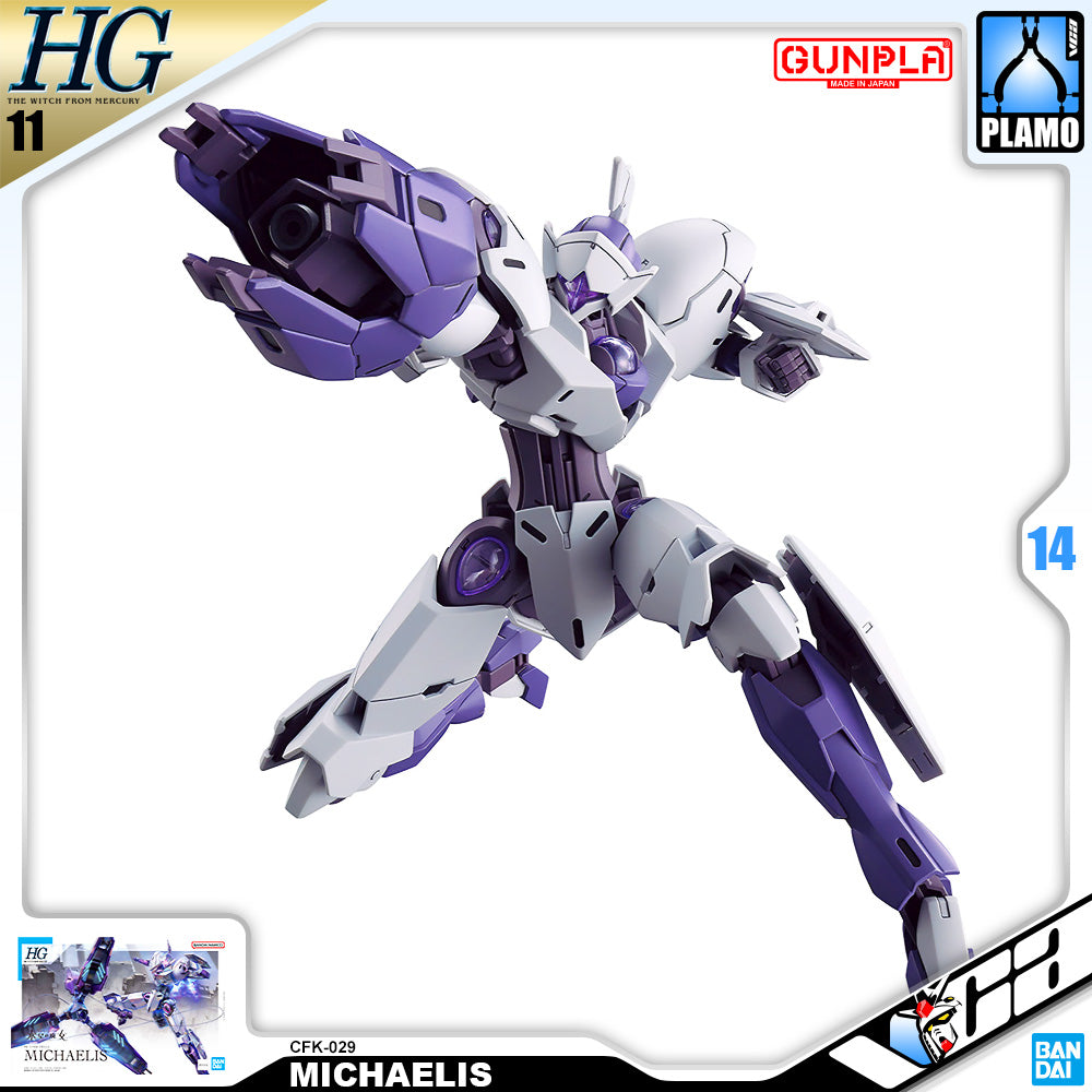 Bandai Gunpla High Grade The Witch From Mercury 1/144 HG Michaelis Plastic Model Action Toy VCA Gundam Singapore