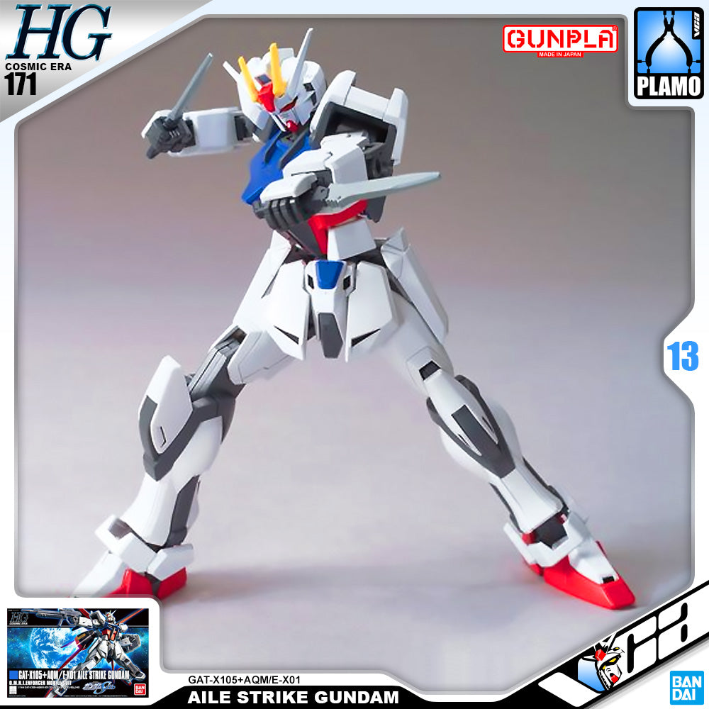 Bandai Gunpla High Grade Cosmic Era HGCE 1/144 HG Aile Strike Gundam Plastic Model Toy VCA Singapore