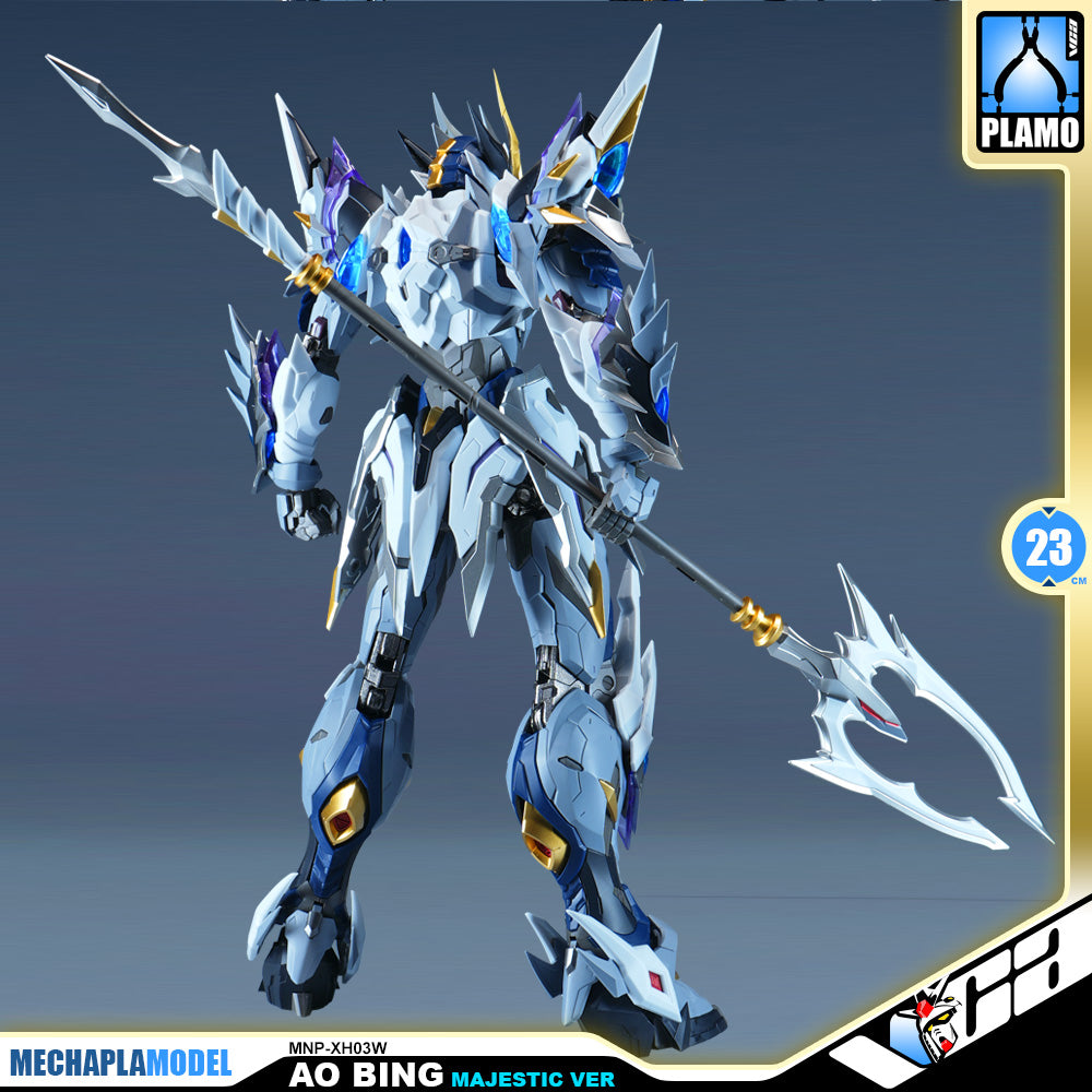 Motor Nuclear 摩动核 MNP-XH03W Ao Bing 敖丙 Majestic Ver 威武色 Metal Build Structure Action Figure Toy Kit VCA Gundam Singapore