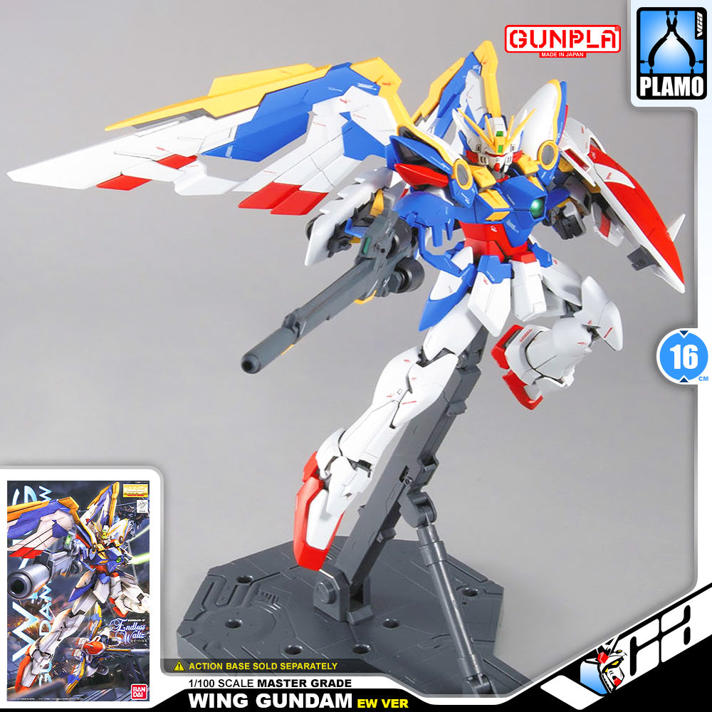 Bandai Namco Gunpla Master Grade MG XXXG-01W Wing Gundam EW Ver. Action Figure Model Toy Kit VCA Singapore