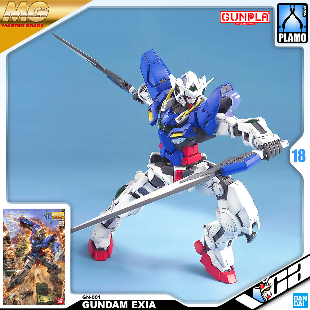 Bandai Gunpla Master Grade MG 1/100 GN-001 Gundam Exia Action Figure Model Toy VCA Singapore