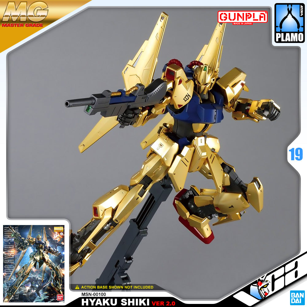 Bandai Gunpla Master Grade Hyaku Shiki Ver 2.0 Plastic Model Toy VCA Gundam Singapore