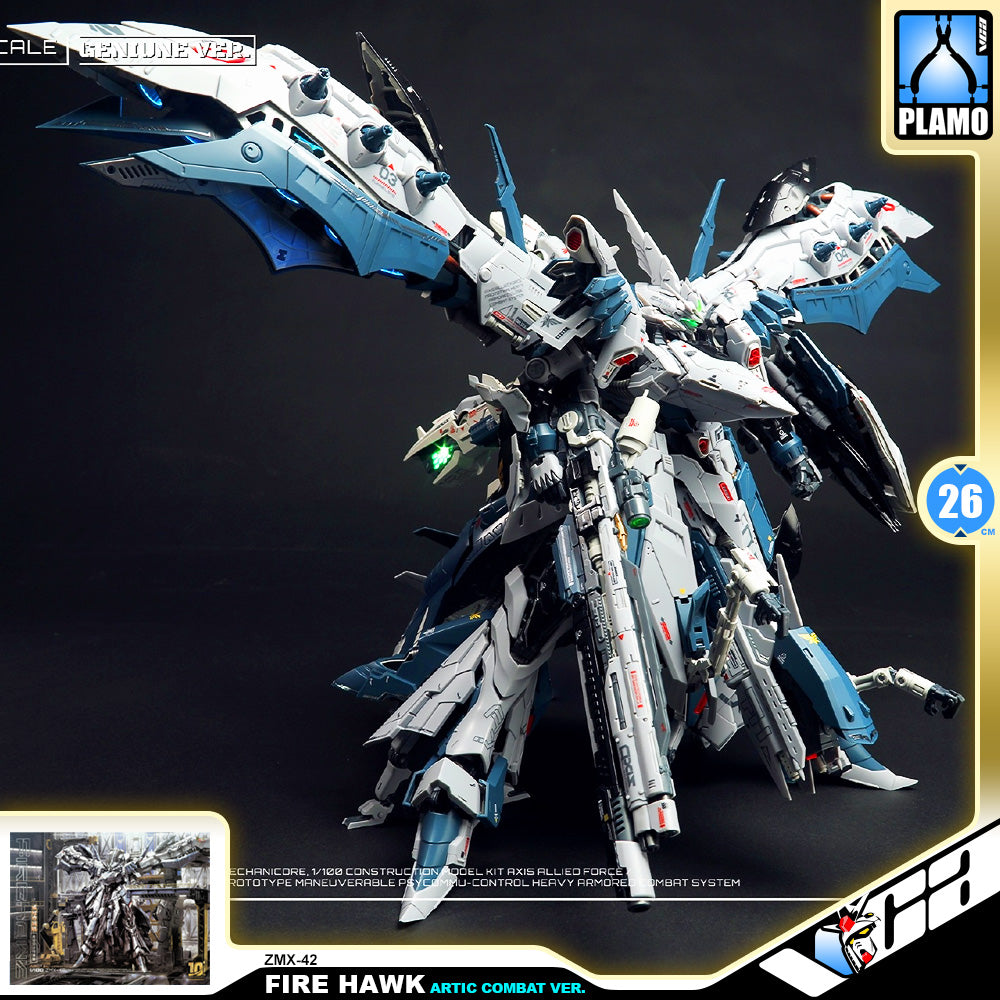 Mechanicore 機甲之城 Fire Hawk Arctic Combat Ver White Nightingale Gundam Master Grade MG Action Figure Model Toy VCA Singapore