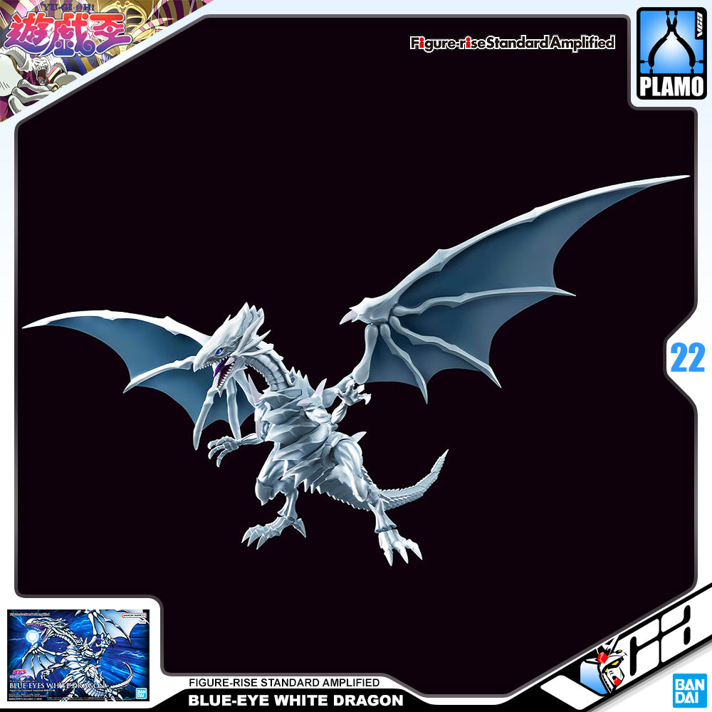 Bandai Figure-Rise Standard Amplified Yu-Gi-Oh Series BLUE-EYES WHITE DRAGON VCA Gundam Singapore